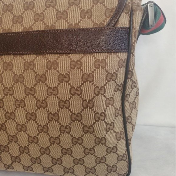 GUCCI Monogram Web Messenger Bag - Picture 7 of 15
